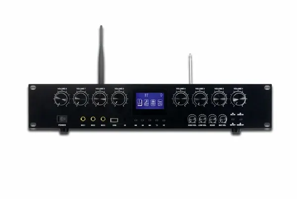 آمپلی‌ فایر رومیزی هشت کانال 400 وات S.O.S مدل JX600-8