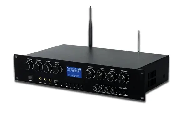 آمپلی‌ فایر رومیزی هشت کانال 400 وات S.O.S مدل JX600-8