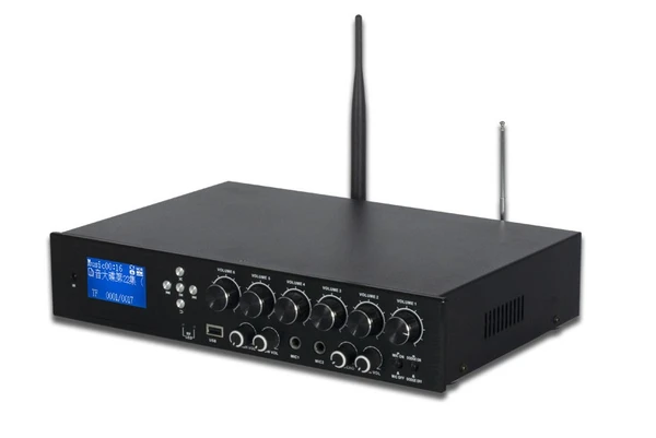 آمپلی‌فایر رومیزی شش کانال 300 وات S.O.S مدل JX600-6