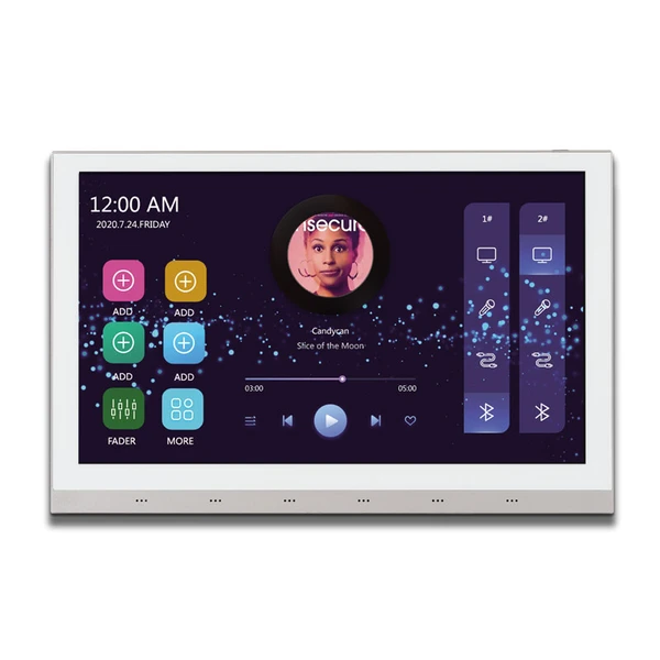 تاچ‌ پنل صوتی اندرویدی 10 اینچ (8کانال) با میکروفن مدل JXA10