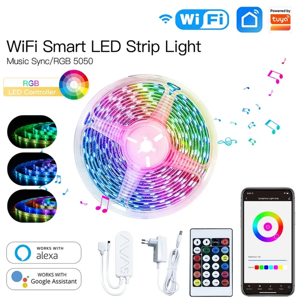 ریسه نوری هوشمند RGB وای فای - MOES