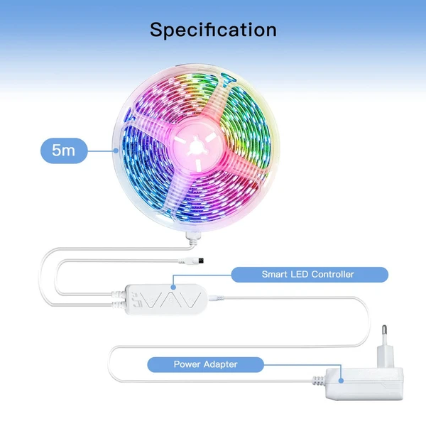 ریسه نوری هوشمند RGB وای فای - MOES