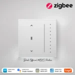 کلید لمسی هوشمند پرده برقی MOES Star Feather زیگبی مدل ZS-SF-EUC